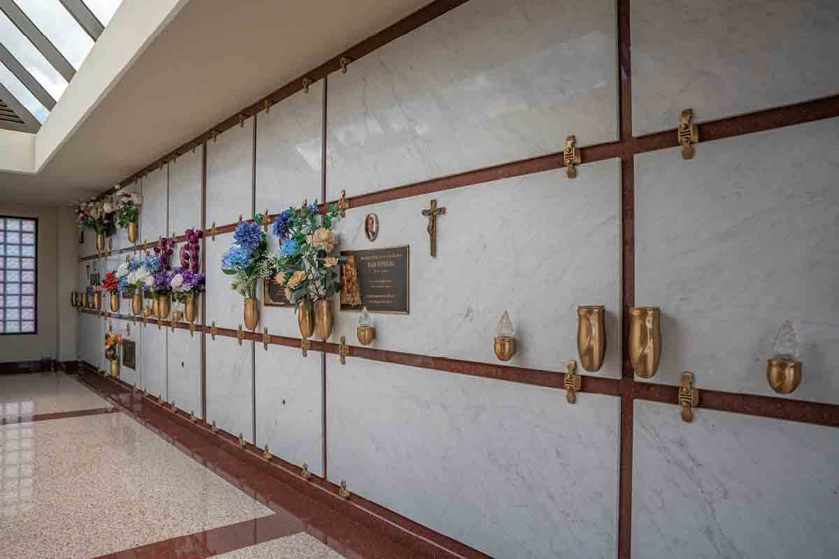 Inside the Crypts of the Sacred Heart.